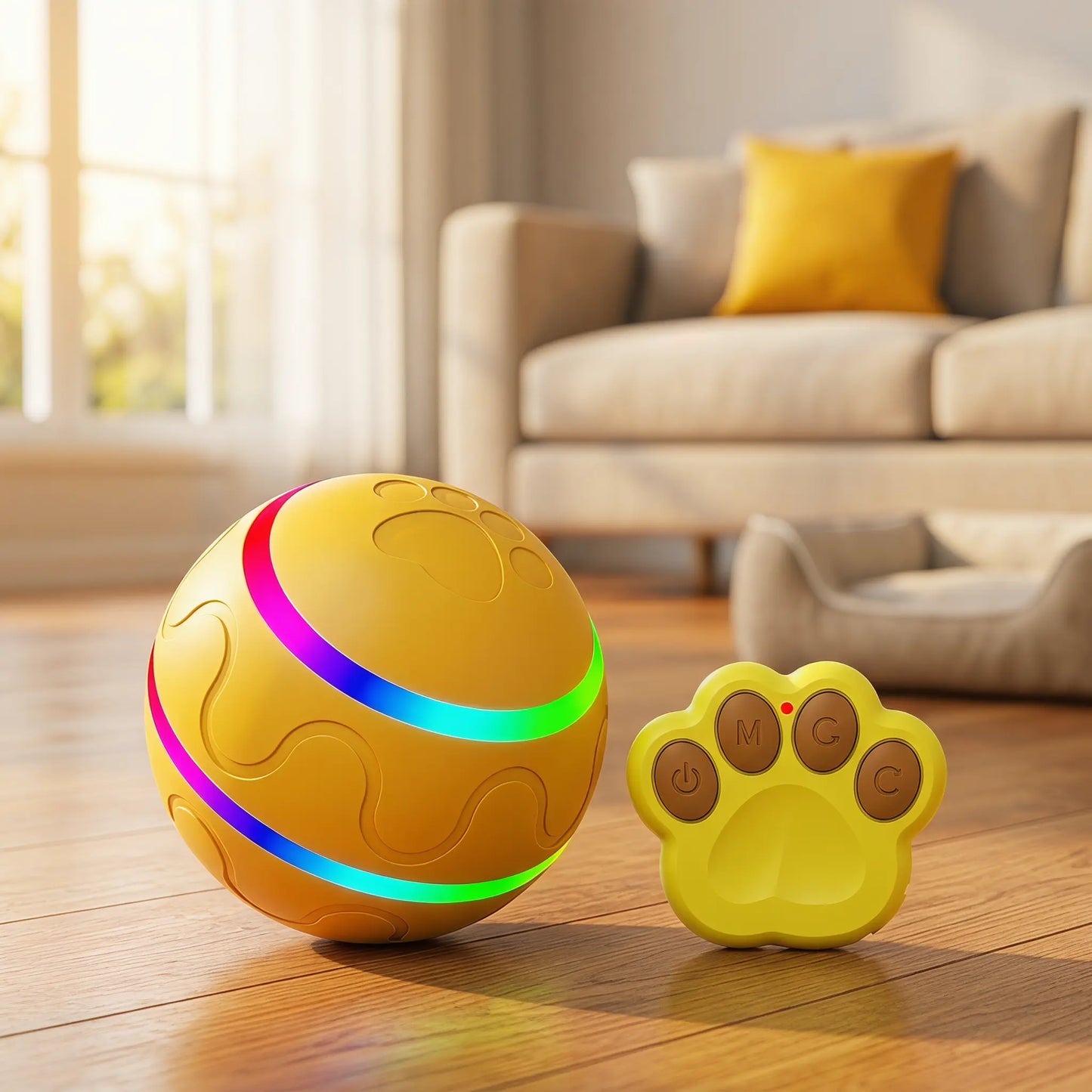 Interactive Dog Toys: Dog Ball [Newly Upgraded] - Durable, Motion Activated Automatic Rolling Ball Toys for Small, Medium, and Large Dogs, USB Rechargeable Springtok