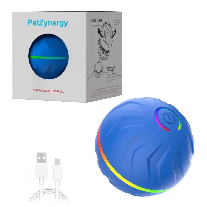 Interactive Dog Toys: Dog Ball [Newly Upgraded] - Durable, Motion Activated Automatic Rolling Ball Toys for Small, Medium, and Large Dogs, USB Rechargeable Springtok