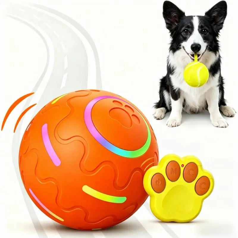 Interactive Dog Toys: Dog Ball [Newly Upgraded] - Durable, Motion Activated Automatic Rolling Ball Toys for Small, Medium, and Large Dogs, USB Rechargeable Springtok